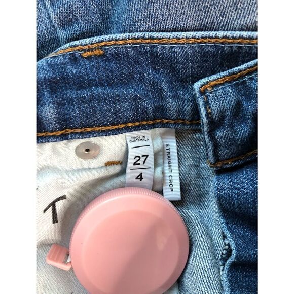 Loft Straight Crop 4 / 27 patch jeans - Picture 6 of 6